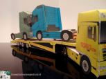 bouwplaatvanjeeigentruck-paper model-daf xf-truck transport trailer-estepe